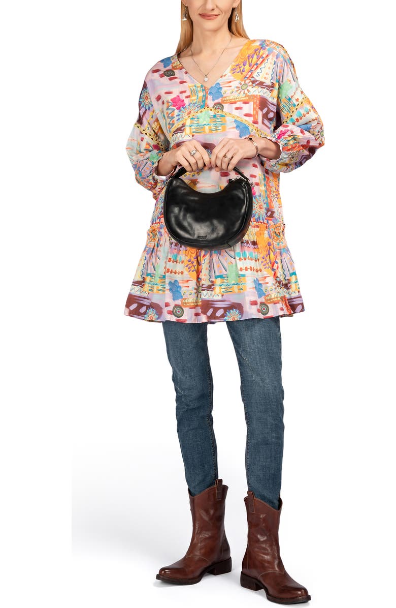 OLD TREND Dahlia Genuine Leather Soft Everyday Hobo Bag, Alternate, color, Black