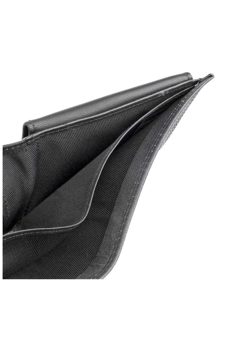 Credit Card RFID Leather Billfold Wallet, Alternate, color, BLACK