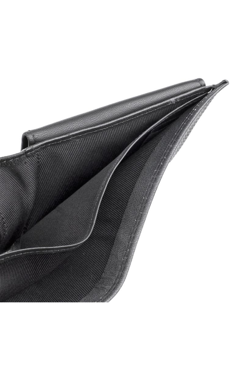 BUXTON Credit Card RFID Leather Billfold Wallet, Alternate, color, Black