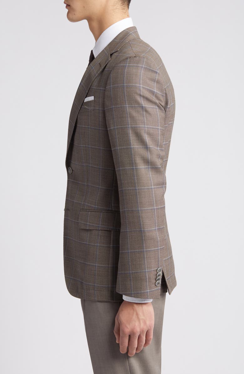 BOSS Hutson Windowpane Check Wool Sport Coat, Alternate, color, 