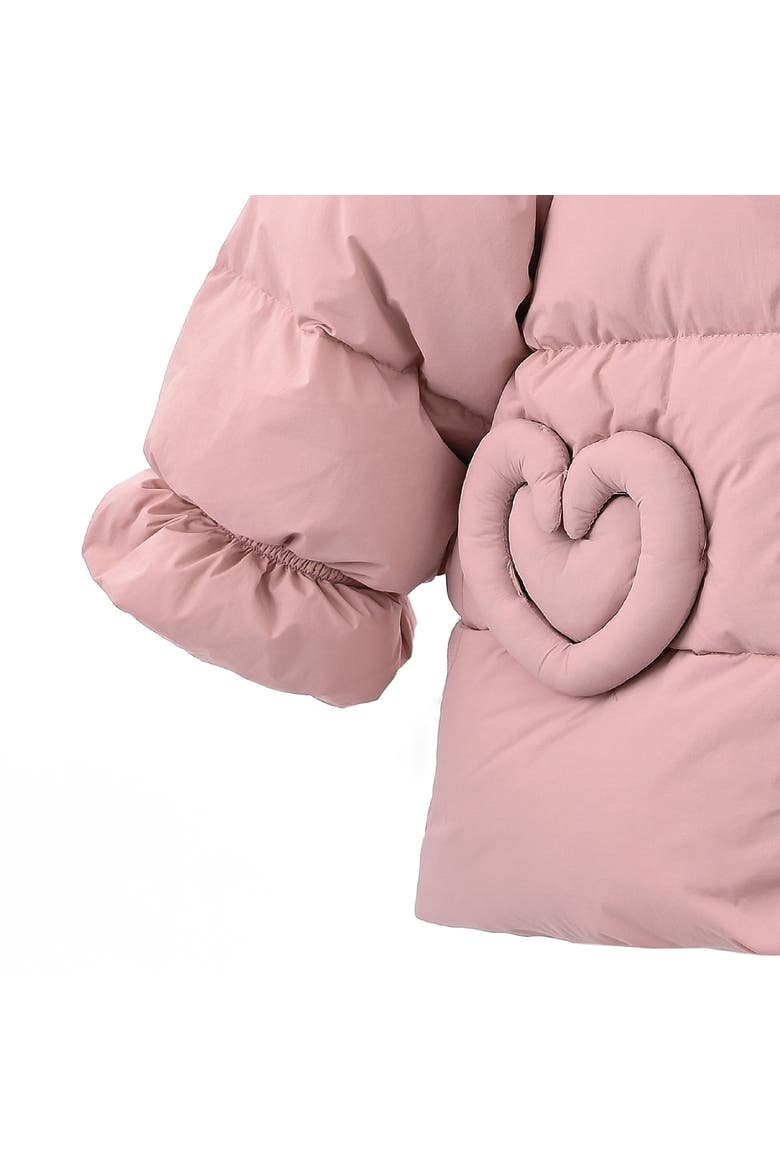 Glow Heart-Pocket Puffer Jacket, Alternate, color, Pink