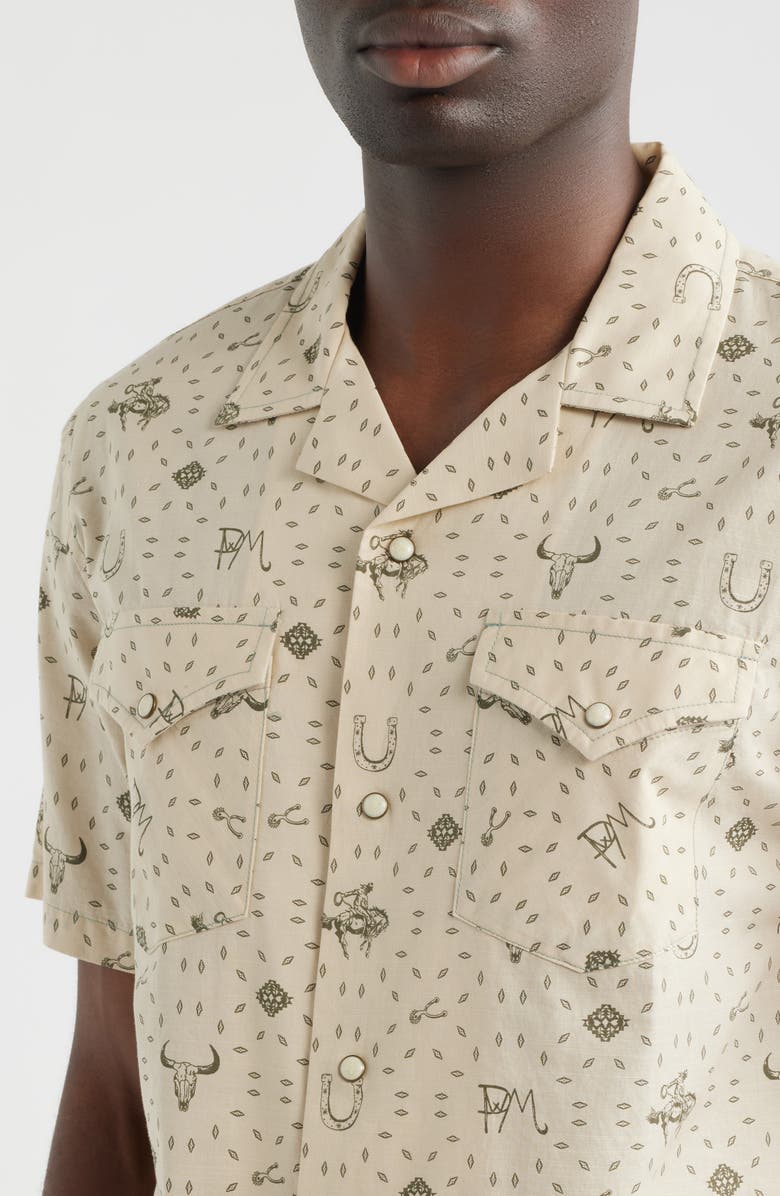 Pendleton Short Sleeve Snap-Up Western Shirt, Alternate, color, 