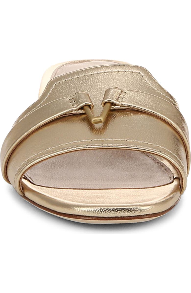 Veronica Beard Annette Slide Sandal, Alternate, color, Pale Gold