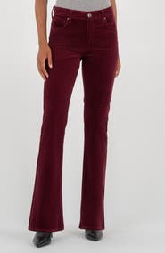 KUT from the Kloth Ana Fab Ab High Waist Corduroy Flare Jeans