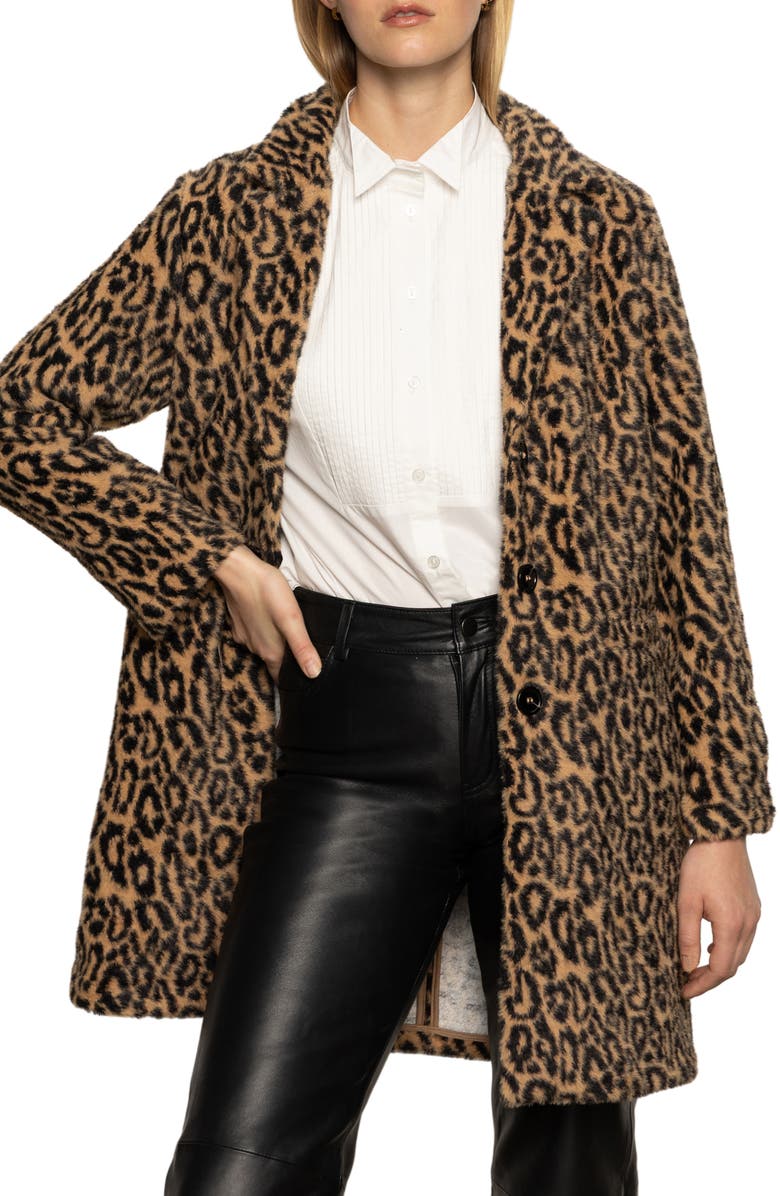 Sanctuary Hometown Faux Fur Jacket, Alternate, color, Lynx