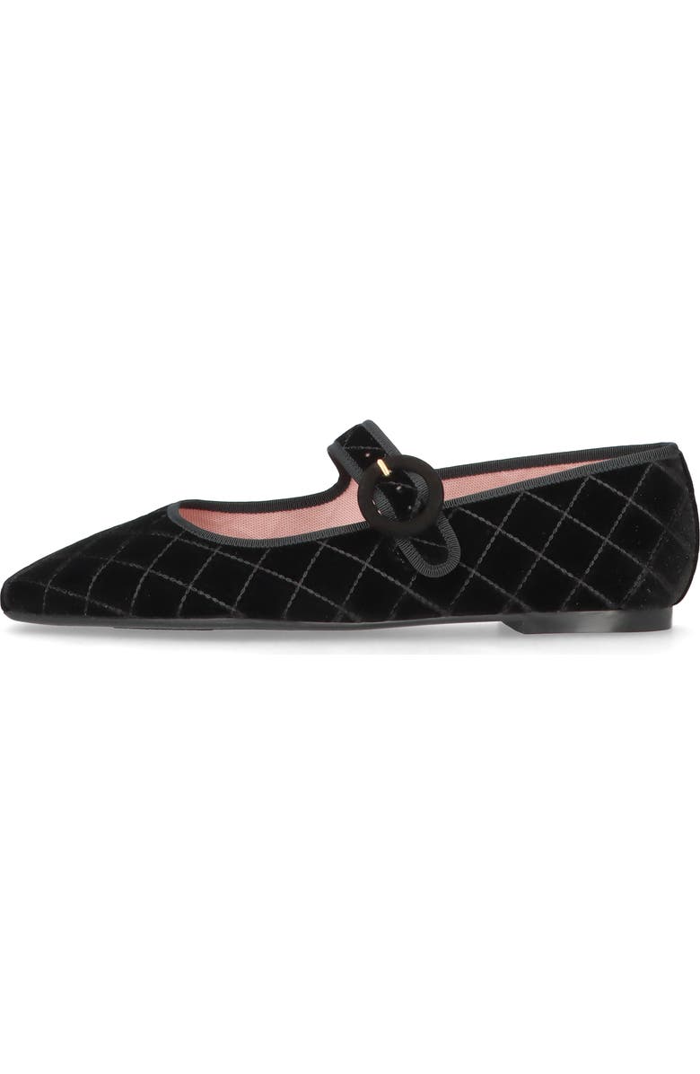 Pretty Ballerinas Square toe Mary Jane, Main, color, Black