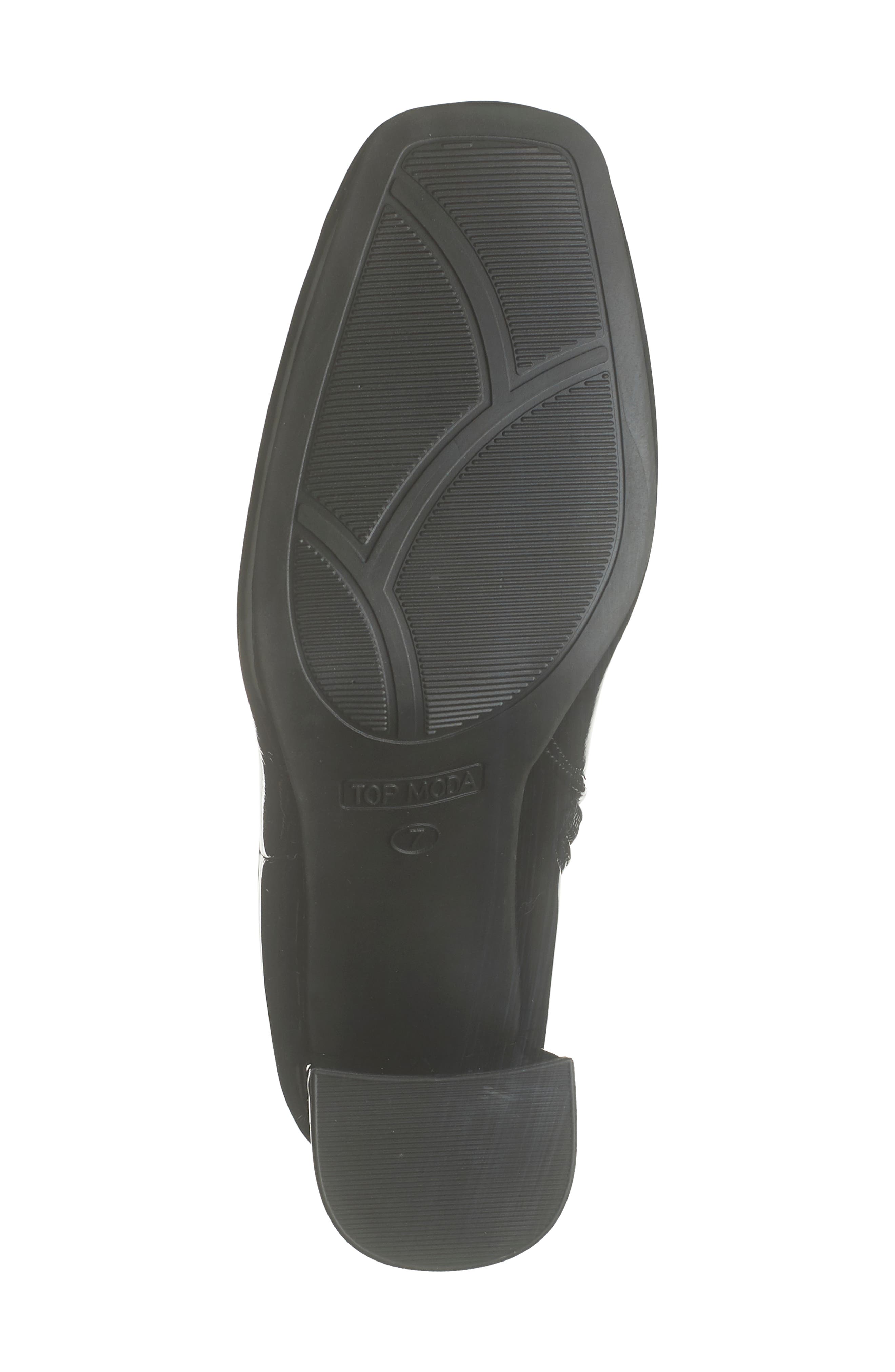 TOP GUY SHOES Rim Block Heel Bootie, Alternate, color, 