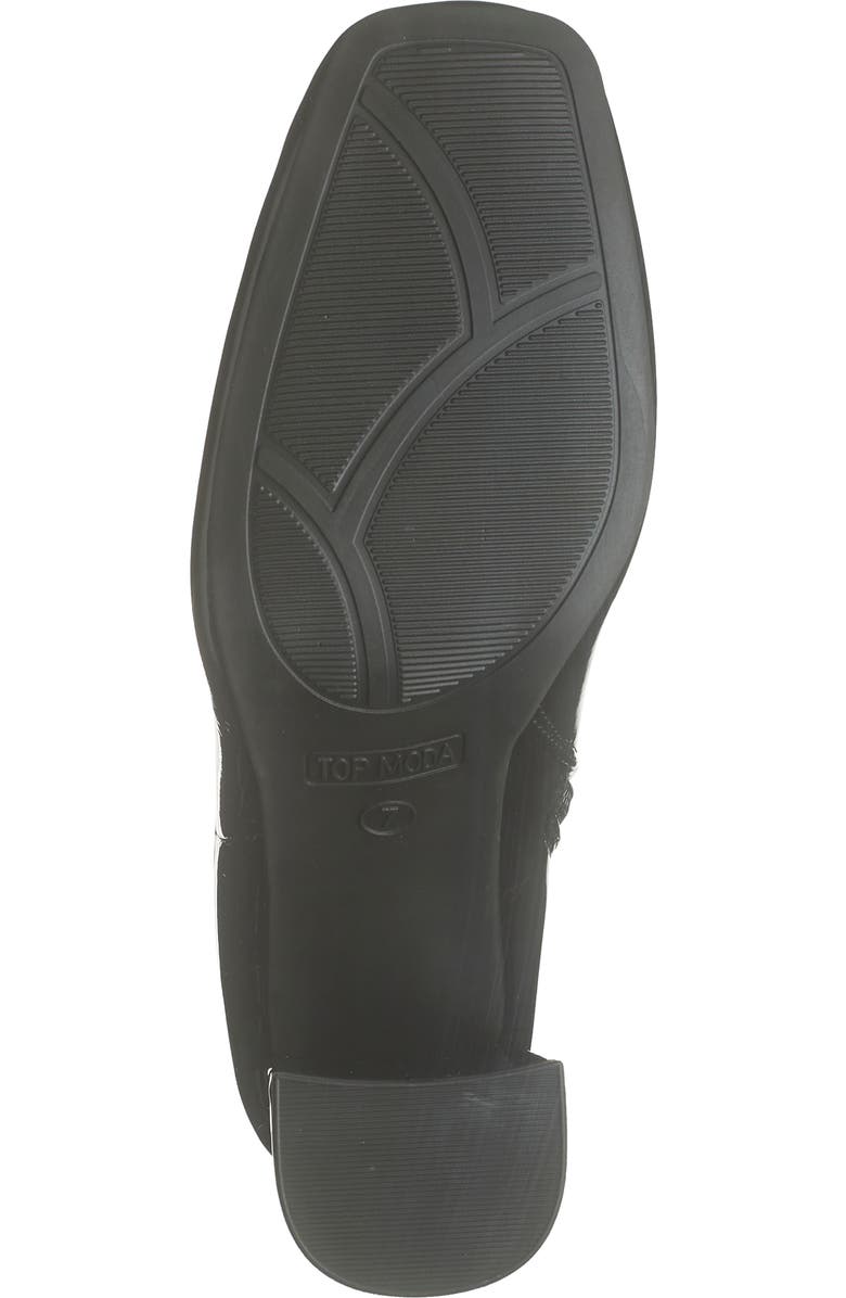 TOP GUY SHOES Rim Block Heel Bootie, Alternate, color,