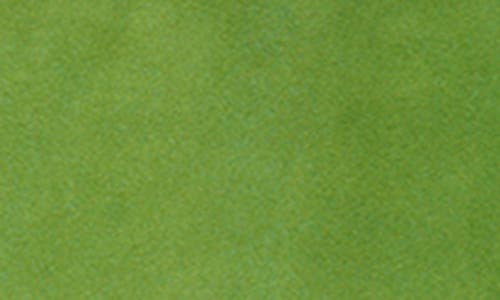 Staud Crest Suede Miniskirt In Green