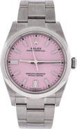Pre-Owned Rolex Oyster Perpetual Candy Pink Automatic Watch Stainless Steel 36