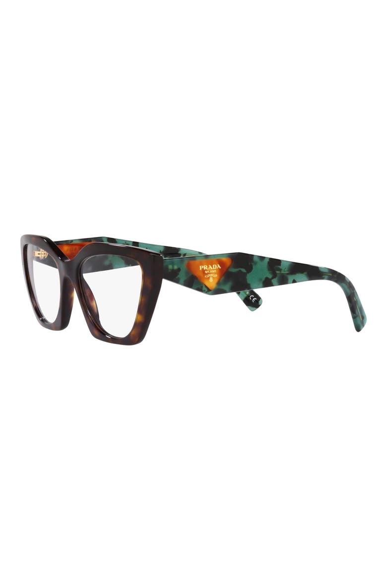 54mm Cat Eye Optical Glasses, Alternate, color, TORTOISE