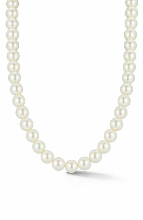 GLAZE JEWELRY Bold Faux Pearl Necklace