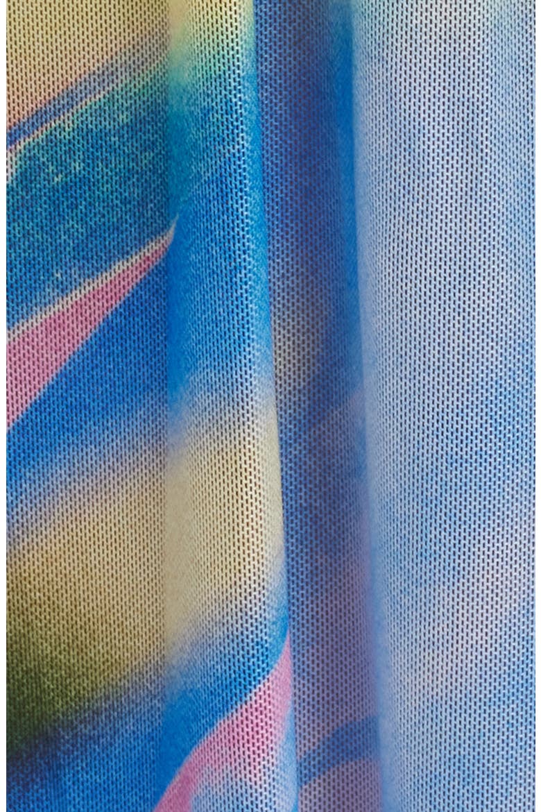 Jewel Band Sleeveless Maxi Dress, Alternate, color, BLUE MULTI
