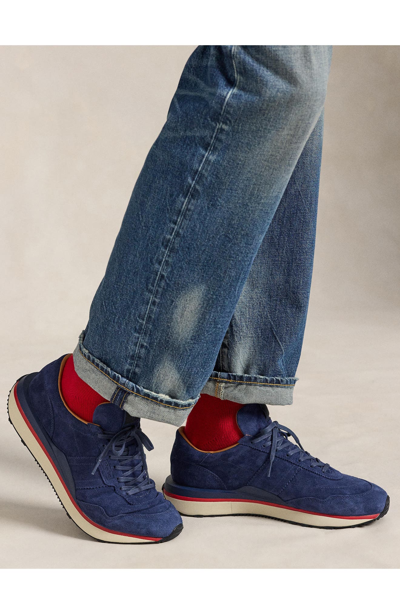 Train 89 Sneaker, Alternate, color, EAST SIDE ROYAL/ RED