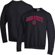 Champion Men's Champion Black Ohio State Buckeyes Arch Over Logo Pullover Sweatshirt