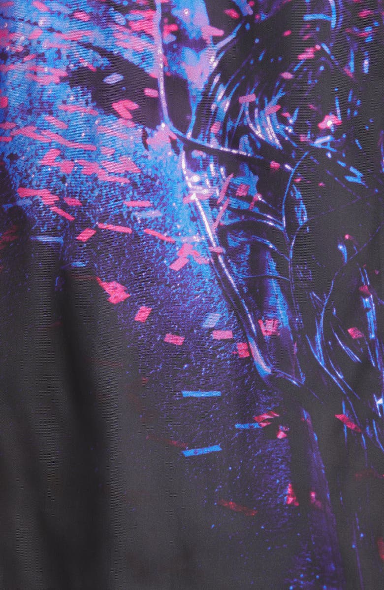 Dries Van Noten Carltone Floral Short Sleeve Button-Up Shirt, Alternate, color, 