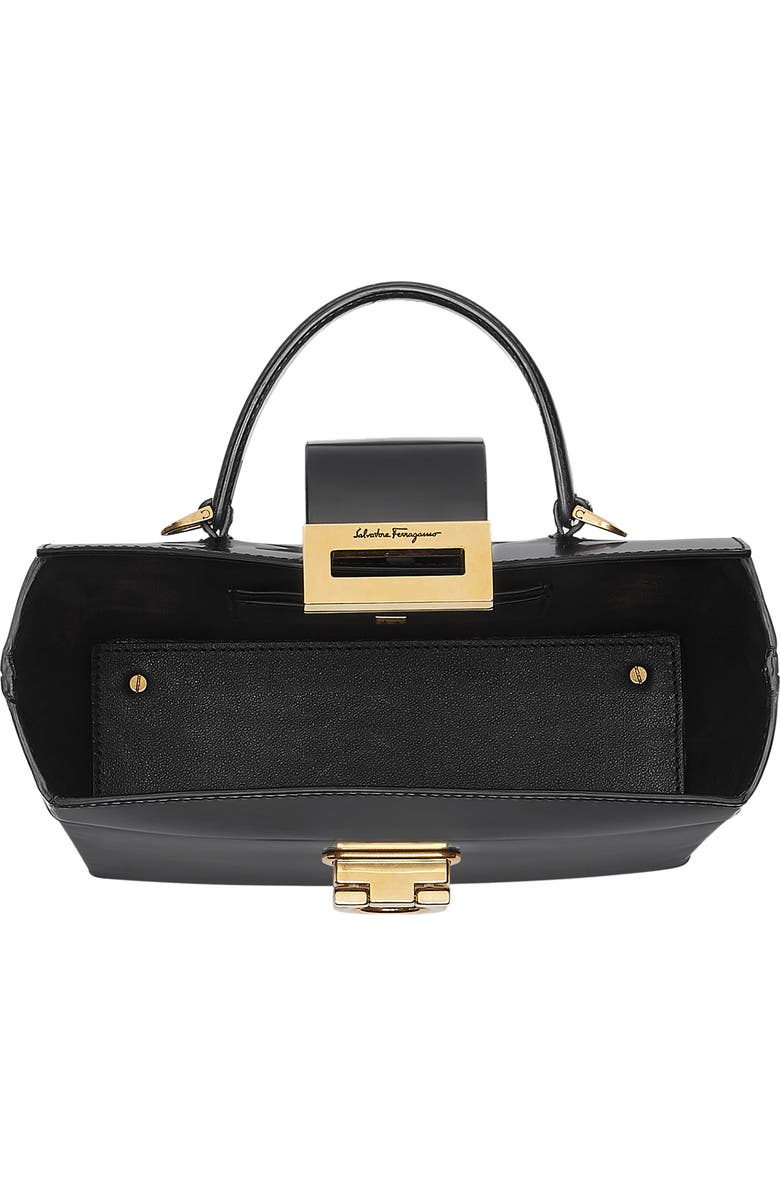 FERRAGAMO Trifolio Leather Train Case, Alternate, color,
