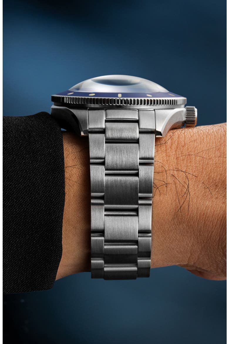 Challenger Automatic Bracelet Watch, 42mm, Alternate, color, BLUE