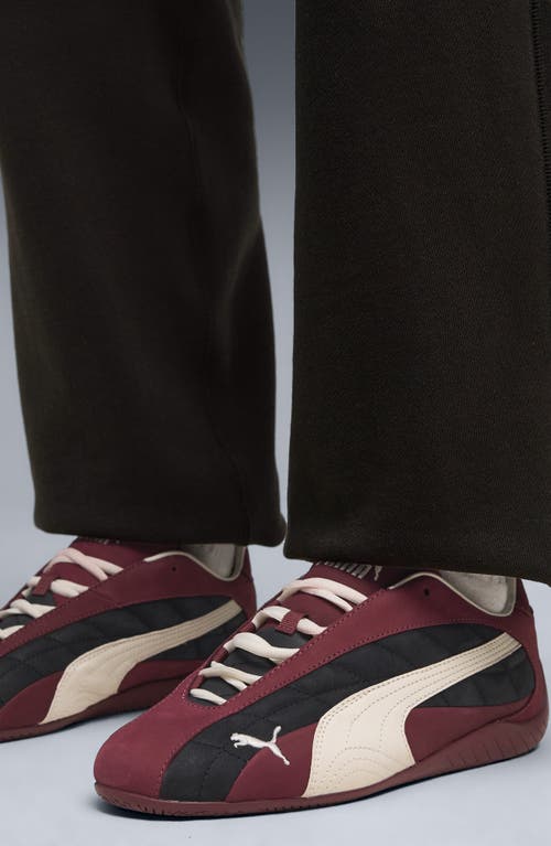 Puma Speedcat Plus Quilted Sneaker In Burgundy