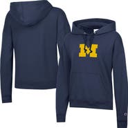 Champion Women's Champion Navy Michigan Wolverines Powerblend Fleece Hoodie