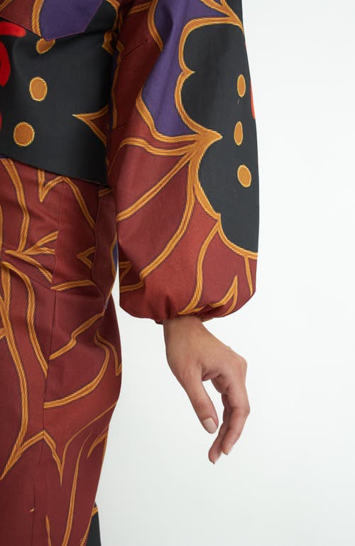 Florencia Davalos Coco Jacket In Brown