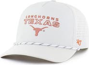 '47 Men's '47 White Texas Longhorns Forward Vent Hitch Rope Adjustable Hat