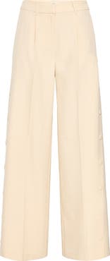 ICHI Ihlexi Wide Leg Pleat Pants