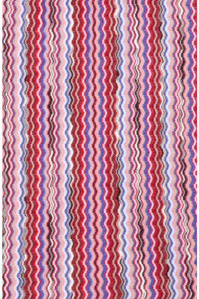 Mini Zigzag Fringe Scarf, Alternate, color, RED MULTI