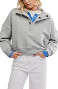 Free People Timeless Snap Placket Pullover