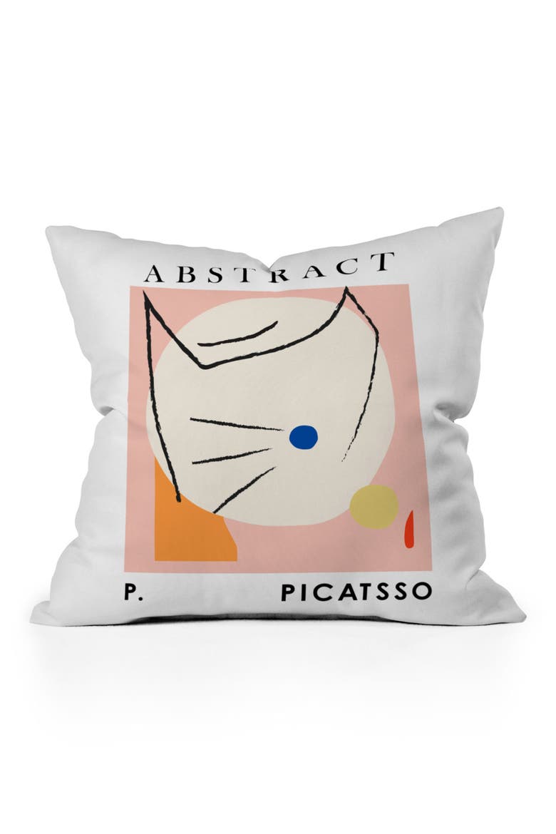 Picatsso Accent Pillow, Main, color, PINK
