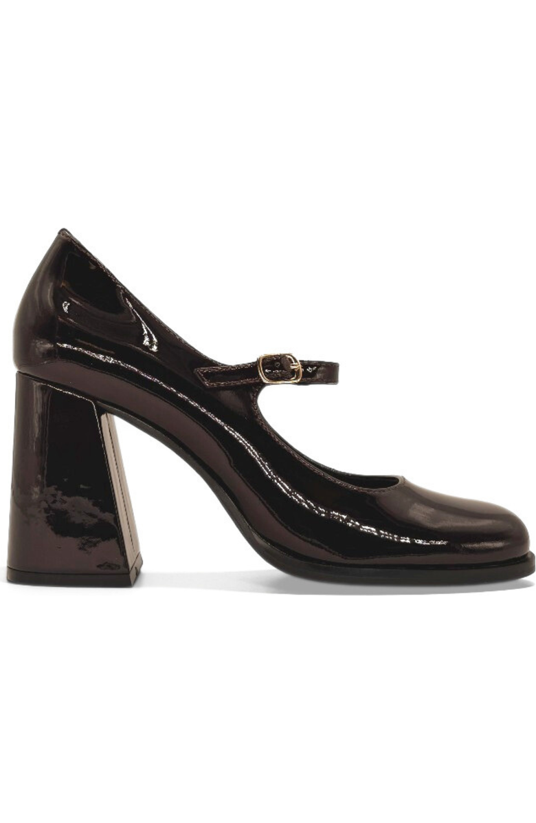 Amie Rafa Jackie Mary Jane Heels, Main, color, Brown