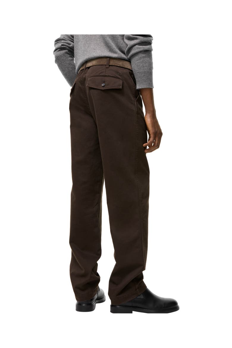 Cotton Twill Chinos, Alternate, color, Clove brown