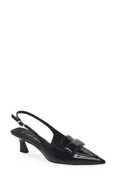 Sovinnie Slingback Patent Loafer Pump (Women)