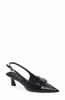 Sovinnie Slingback Patent Loafer Pump