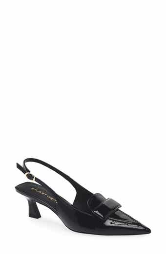 Sovinnie Slingback Patent Loafer Pump