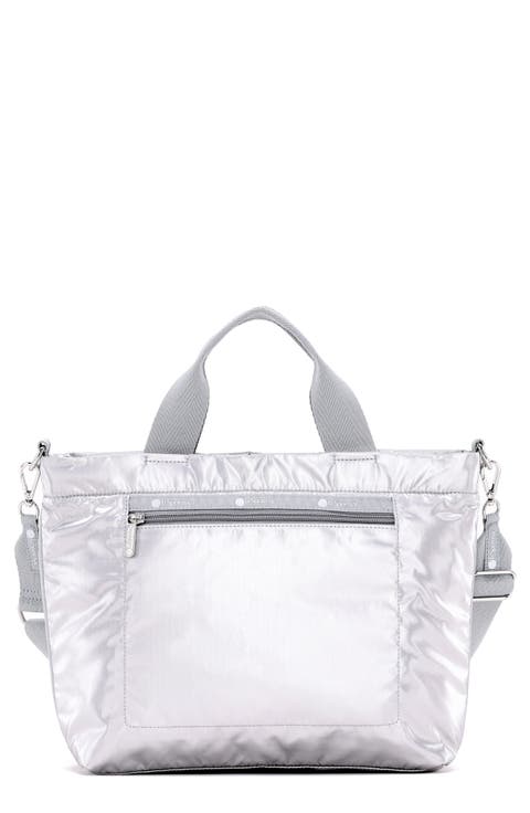Small Convertible Zip Top Tote Bag
