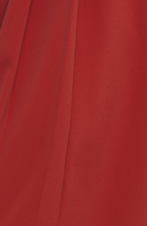 Flying Tomato Pleated Front Wide Leg Pants In Burgundy