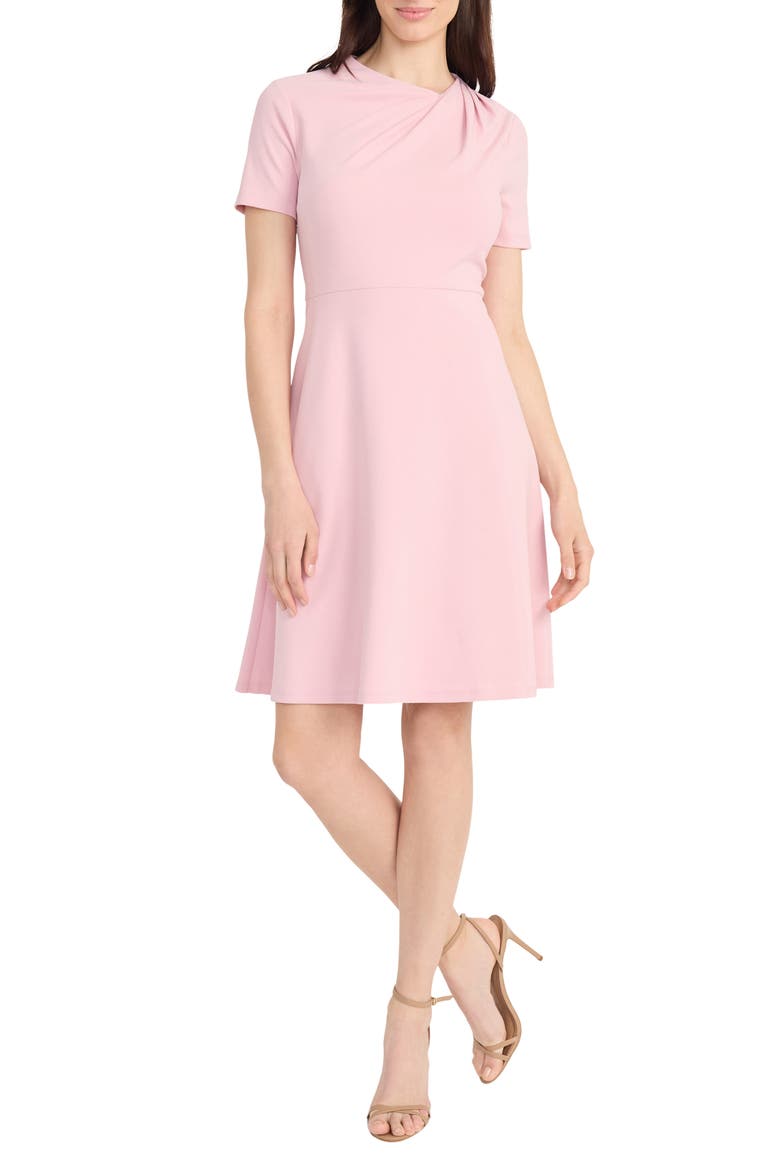 Fit & Flare Dress, Main, color, SHELL PINK
