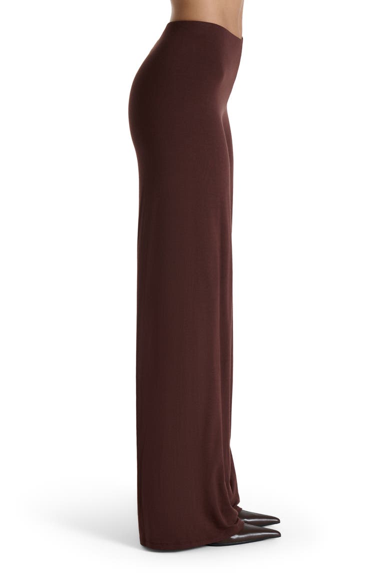 Pull-On Wide Leg Pants, Alternate, color, CHOCOLATE