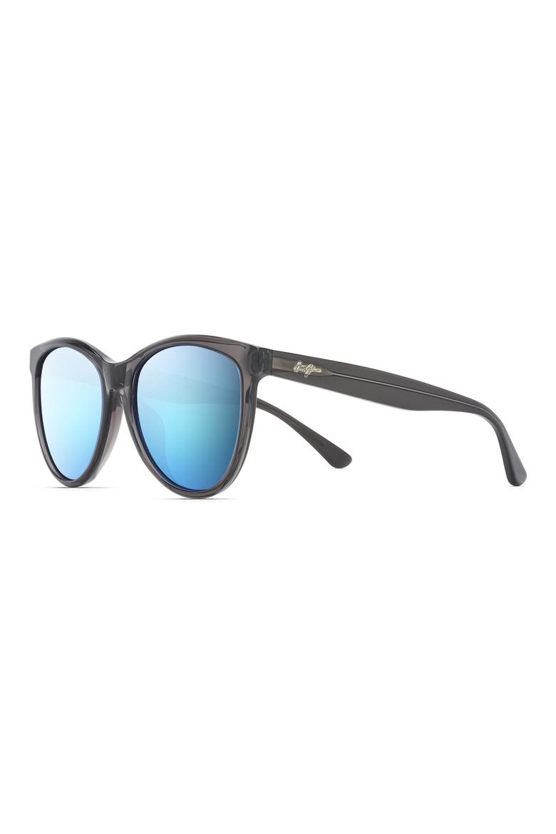 Glory Glory 56mm Polarized Cat Eye Sunglasses, Alternate, color, TRANSPARENT GREY