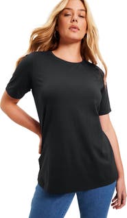 June + Vie Short-Sleeve Crewneck One + Only Tee