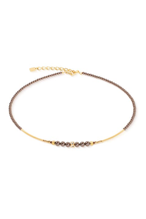 Shimmering Princess Pearls Gold Necklace