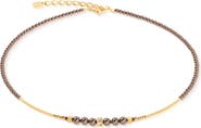 COEUR DE LION Shimmering Princess Pearls Gold Necklace