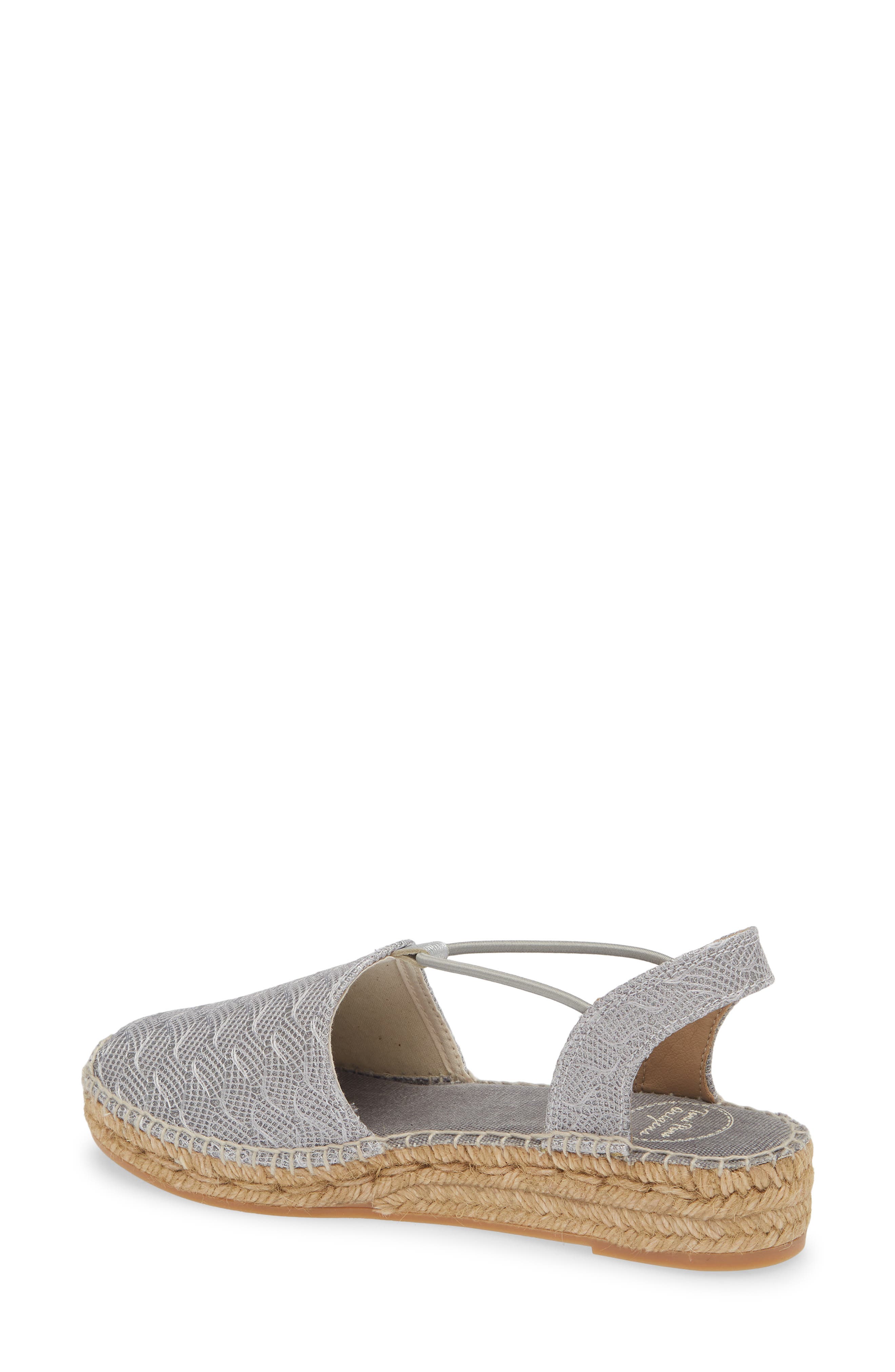 Toni Pons Nerea Espadrille Flat, Alternate, color, Plata