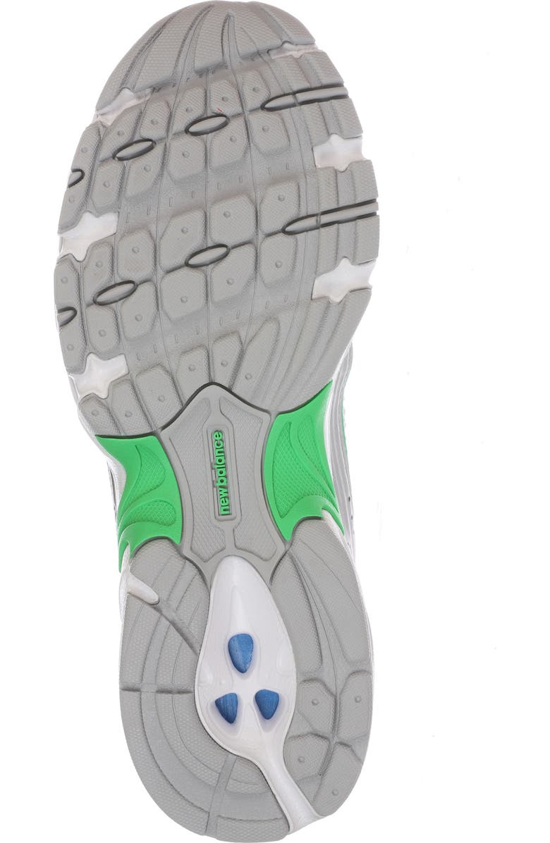 New Balance Gender Inclusive 530 Sneaker, Alternate, color, Silver Metallic/ Green Apple