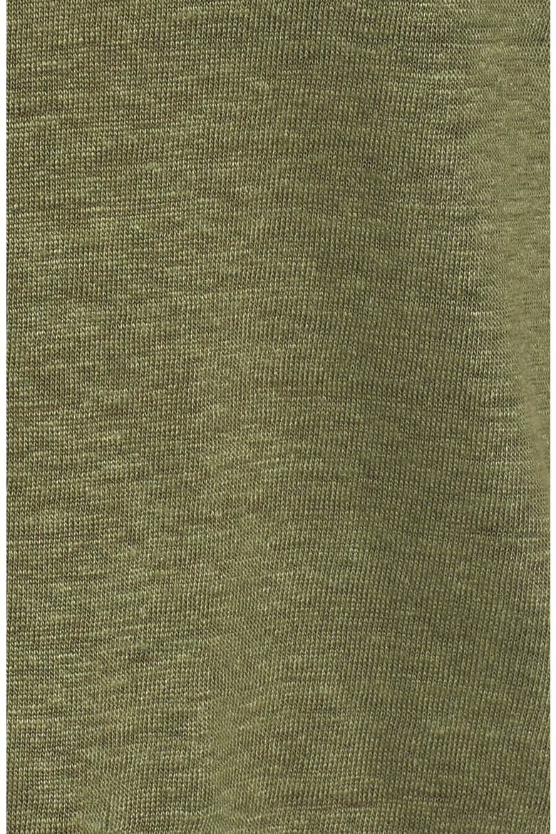 Uptown Tiered Hem Linen Tee, Alternate, color, CADET