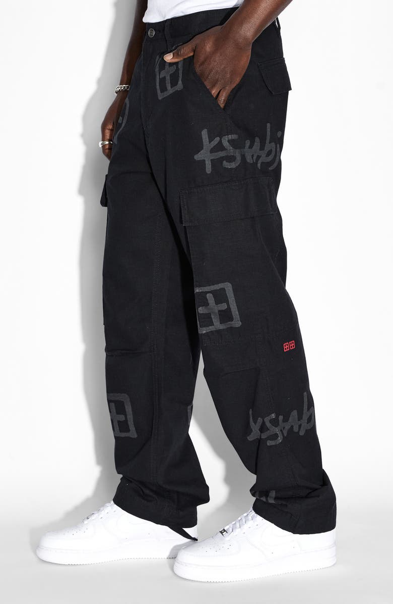 Ksubi Fugitive Kash Box Cotton Cargo Pants, Alternate, color,