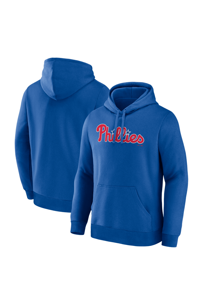 Men's Logo Athletic Royal Philadelphia Phillies Wordmark Hoodie, Main, color, Royal