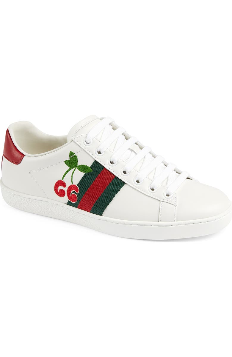 Gucci New Ace GG Cherry Sneaker, Main, color,