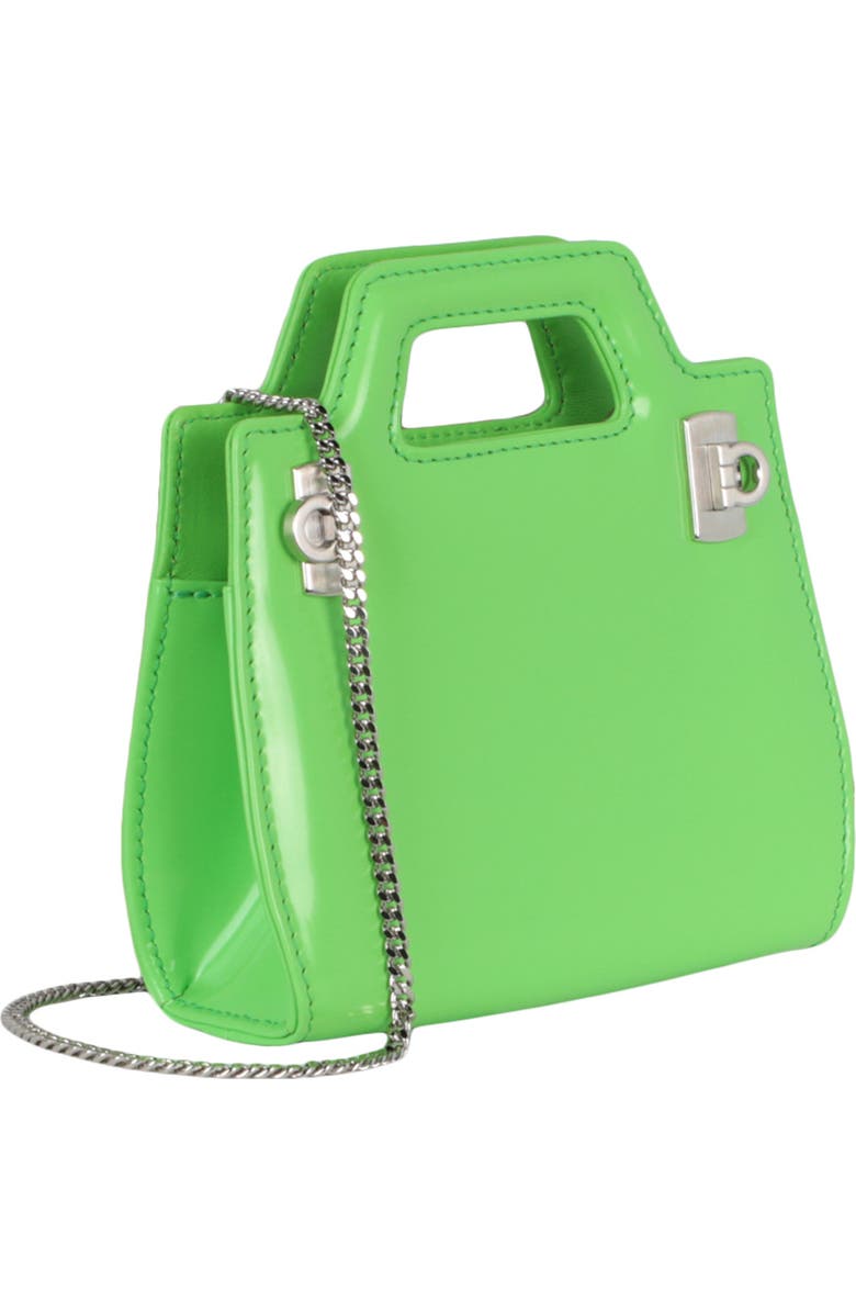 FERRAGAMO Gancio Leather Crossbody Bag, Alternate, color,